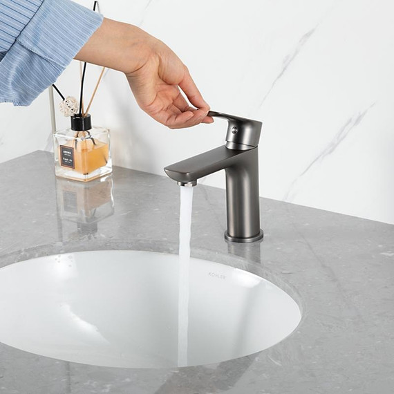 Смеситель для раковины Gappo G48-9 G1048-9, оружейная сталь, Цвет производителя: оружейная сталь фото 6