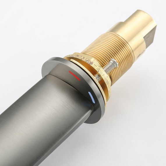 Смеситель для раковины Gappo G1052-89, оружейная сталь, Цвет производителя: оружейная сталь фото 5