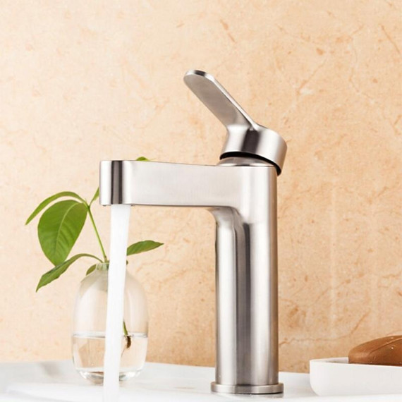 Смеситель для раковины Gappo G1099-30, сатин, Цвет производителя: сатин фото 4