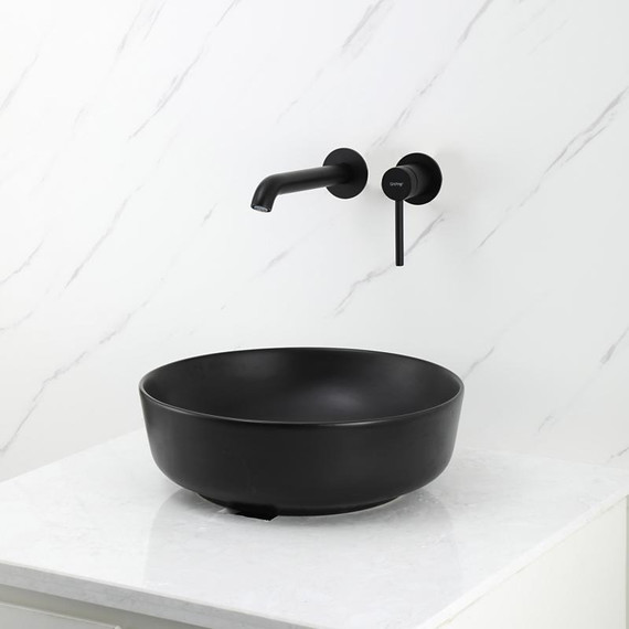 Смеситель для раковины настенный Gappo G06-6 G1206-6, чёрный, Цвет производителя: чёрный фото 3