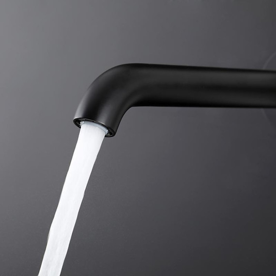 Смеситель для раковины настенный Gappo G06-6 G1206-6, чёрный, Цвет производителя: чёрный фото 8