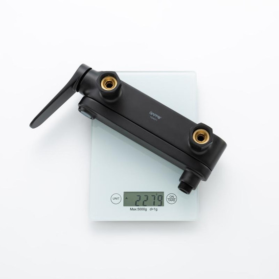 Смеситель для ванны с выдвижным изливом Gappo G10-6 G3210-6, чёрный, Цвет производителя: чёрный фото 19