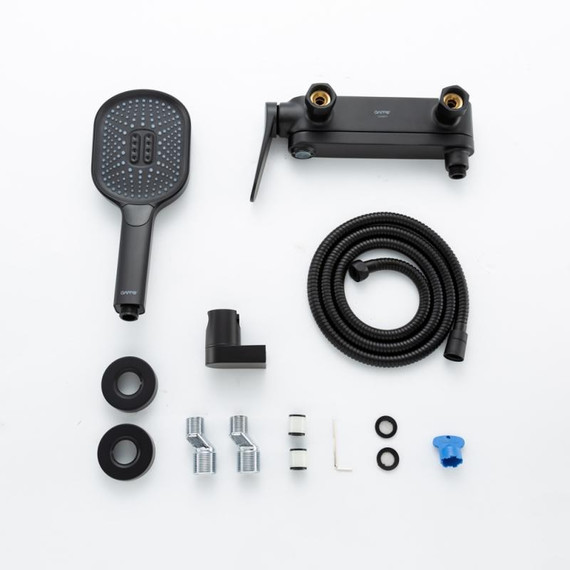 Смеситель для ванны с выдвижным изливом Gappo G10-6 G3210-6, чёрный, Цвет производителя: чёрный фото 26