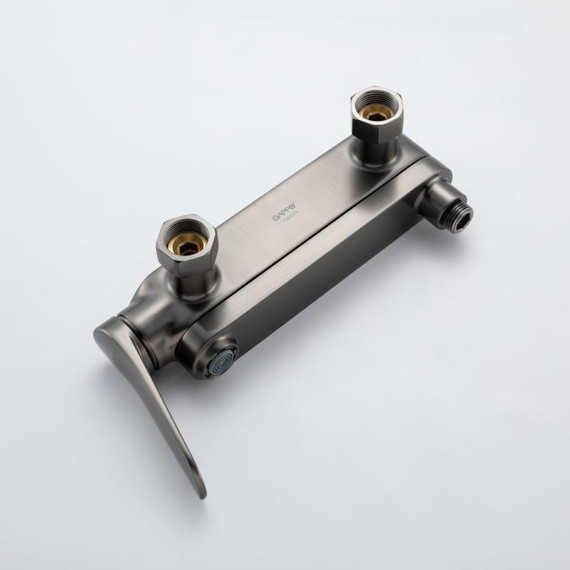 Смеситель для ванны с выдвижным изливом Gappo G10-9 G3210-9, оружейная сталь, Цвет производителя: оружейная сталь фото 13