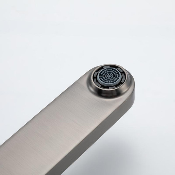 Смеситель для ванны с выдвижным изливом Gappo G10-9 G3210-9, оружейная сталь, Цвет производителя: оружейная сталь фото 17