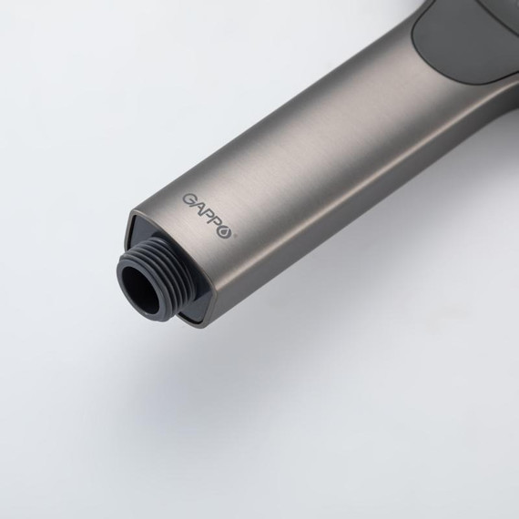 Смеситель для ванны с выдвижным изливом Gappo G10-9 G3210-9, оружейная сталь, Цвет производителя: оружейная сталь фото 23