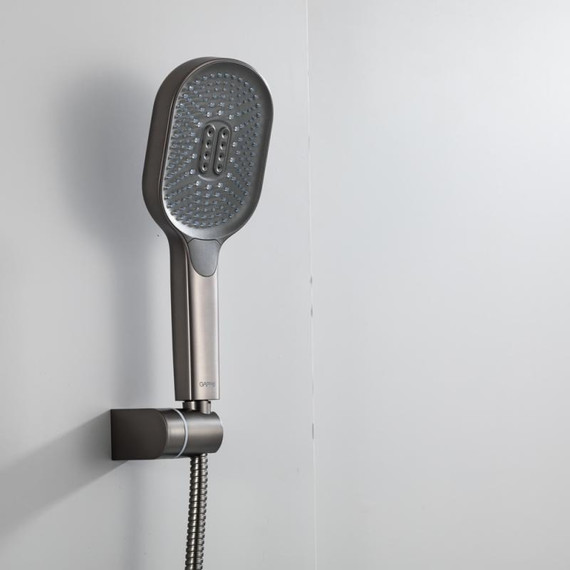 Смеситель для ванны с выдвижным изливом Gappo G10-9 G3210-9, оружейная сталь, Цвет производителя: оружейная сталь фото 9