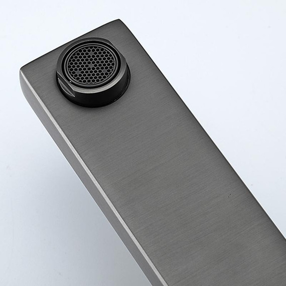 Смеситель для ванны с гарнитуром Gappo G3217-9, оружейная сталь фото 14