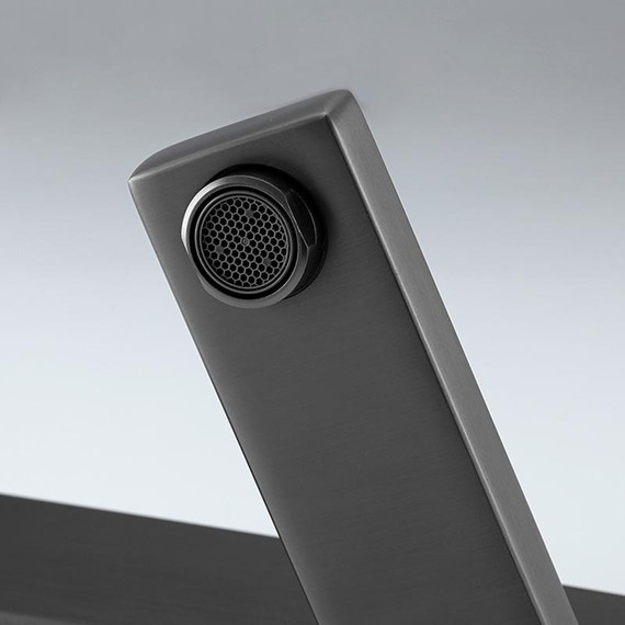 Смеситель для ванны с гарнитуром Gappo G3217-9, оружейная сталь фото 15