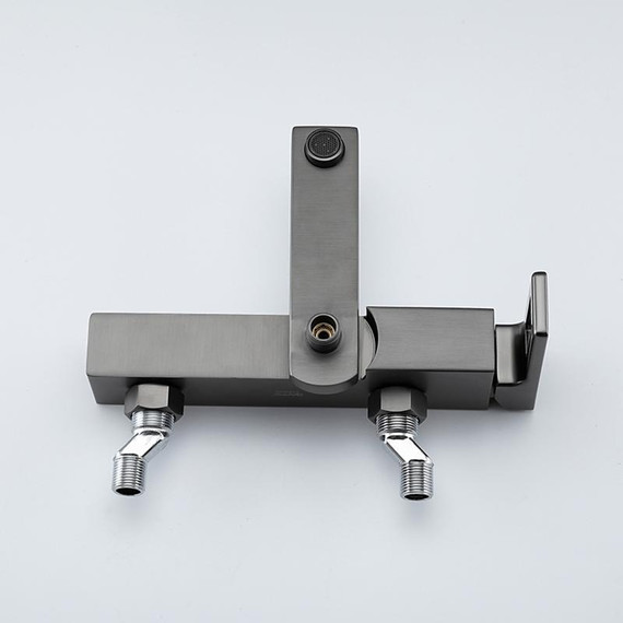 Смеситель для ванны с гарнитуром Gappo G3217-9, оружейная сталь фото 16