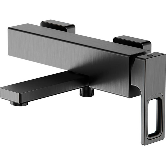 Смеситель для ванны с гарнитуром Gappo G3217-9, оружейная сталь фото 2