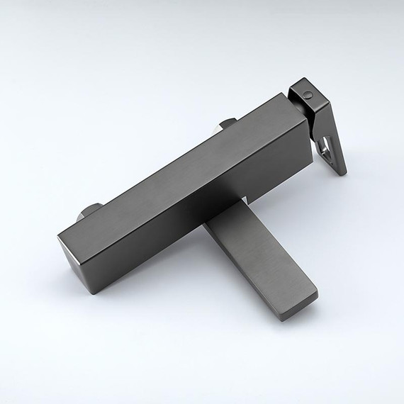 Смеситель для ванны с гарнитуром Gappo G3217-9, оружейная сталь фото 7