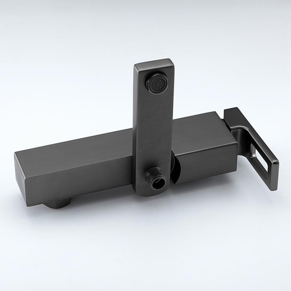 Смеситель для ванны с гарнитуром Gappo G3217-9, оружейная сталь фото 8