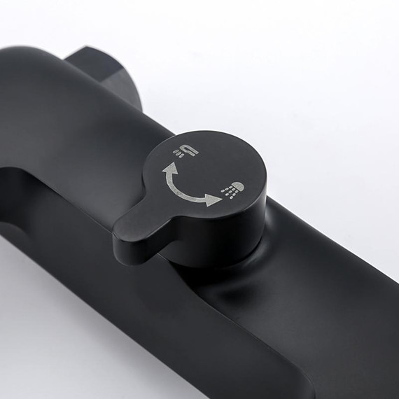 Смеситель для ванны с душевым гарнитуром Gappo Aventador G3250, черный/хром фото 15