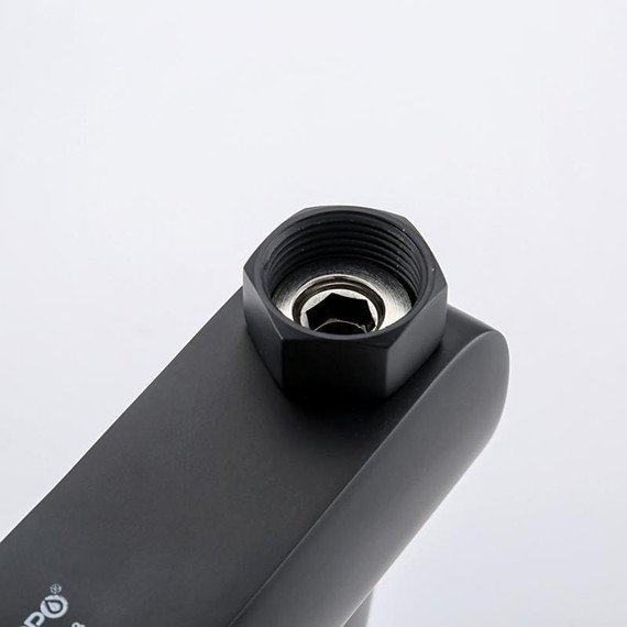 Смеситель для ванны с душевым гарнитуром Gappo Aventador G3250, черный/хром фото 17