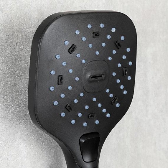 Смеситель для ванны с душевым гарнитуром Gappo Aventador G3250, черный/хром фото 7