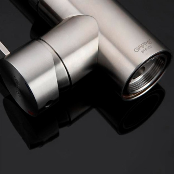 Смеситель для кухни Gappo G4099, сатин фото 7