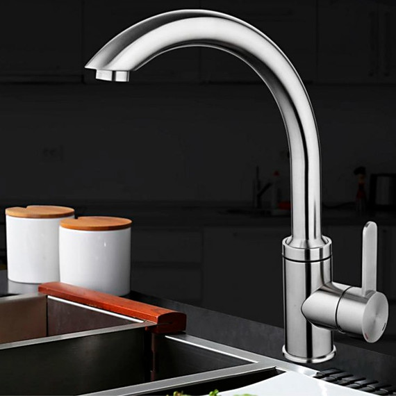 Смеситель для кухни Gappo G4099, сатин фото 3