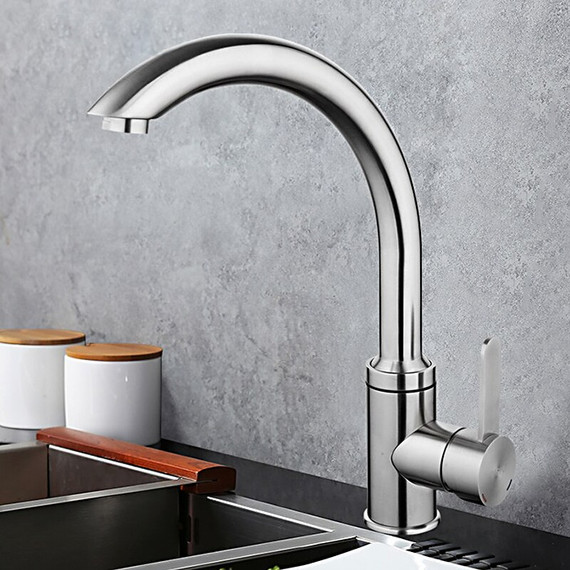 Смеситель для кухни Gappo G4099, сатин фото 2