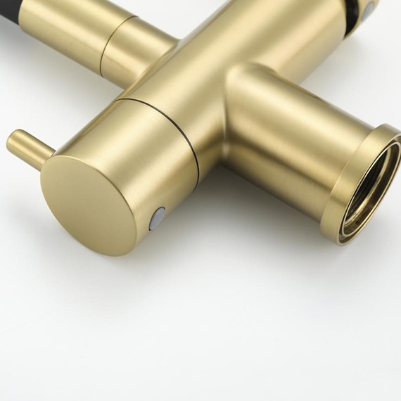 Смеситель для кухни Gappo G4398-33, золото/черный фото 29