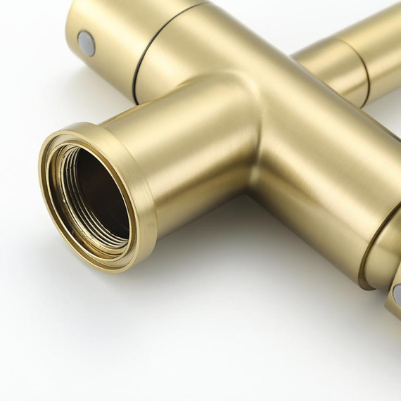 Смеситель для кухни Gappo G4398-33, золото/черный фото 30