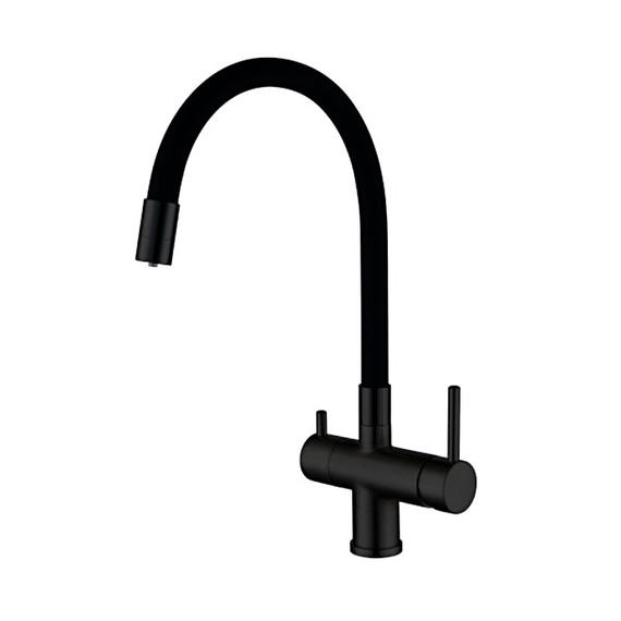 Смеситель для кухни Gappo G4398-36, черный фото 