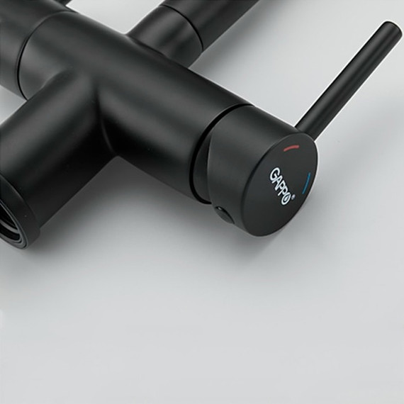 Смеситель для кухни Gappo G4398-36, черный фото 7