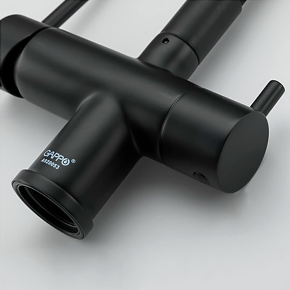 Смеситель для кухни Gappo G4398-36, черный фото 8