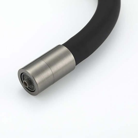 Смеситель для кухни Gappo G4398-39, оружейная сталь/чёрный фото 27