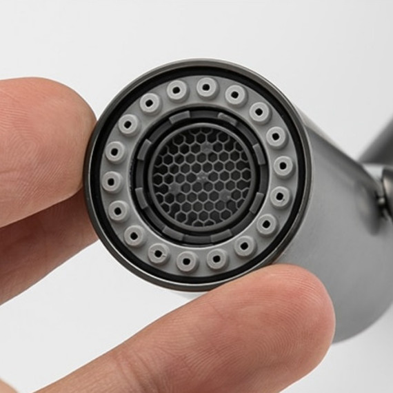 Смеситель для кухни Gappo G4398-41, оружейная сталь фото 3