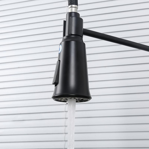 Смеситель для кухни Gappo G4398-66, черный фото 8