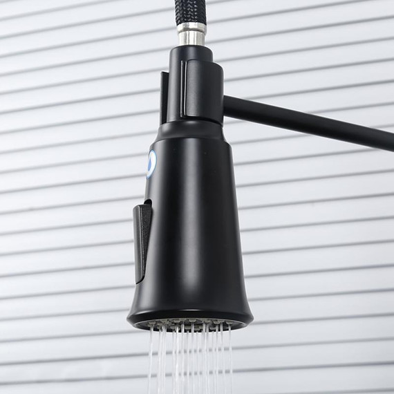 Смеситель для кухни Gappo G4398-66, черный фото 14