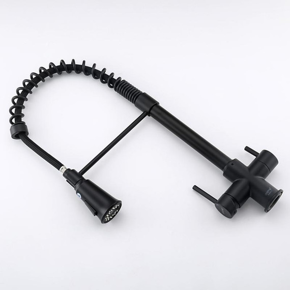 Смеситель для кухни Gappo G4398-66, черный фото 26