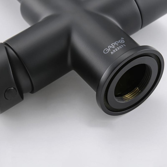 Смеситель для кухни Gappo G4398-66, черный фото 34