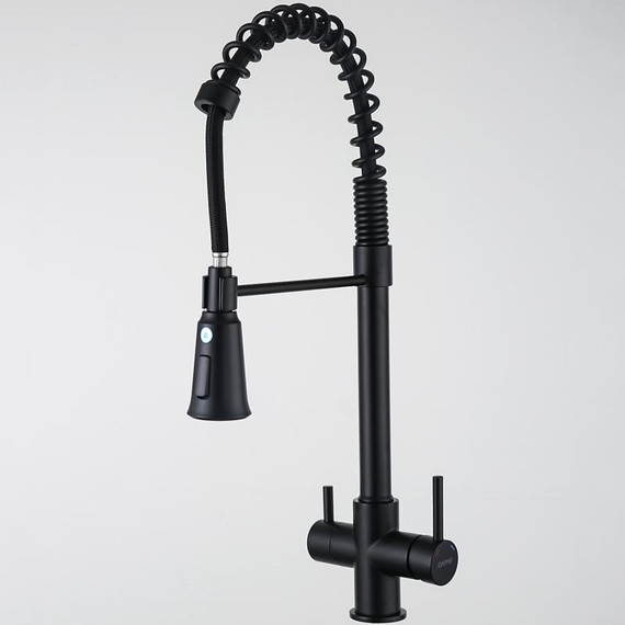 Смеситель для кухни Gappo G4398-66, черный фото 2