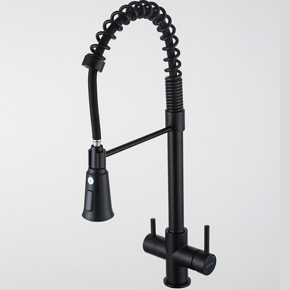 Смеситель для кухни Gappo G4398-66, черный фото 24