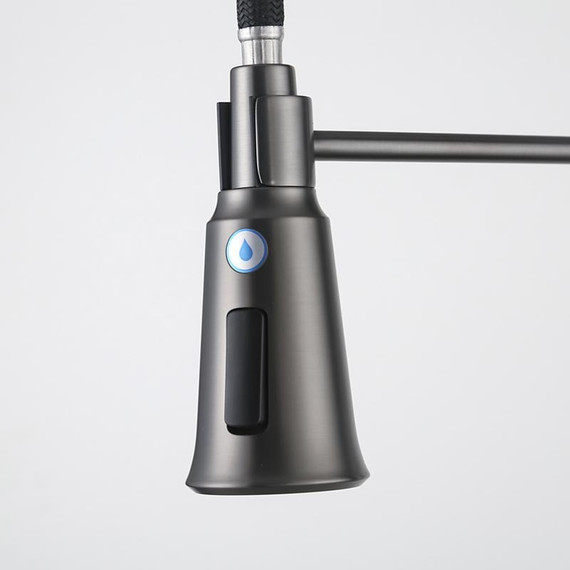 Смеситель для кухни Gappo G4398-69, оружейная сталь фото 35