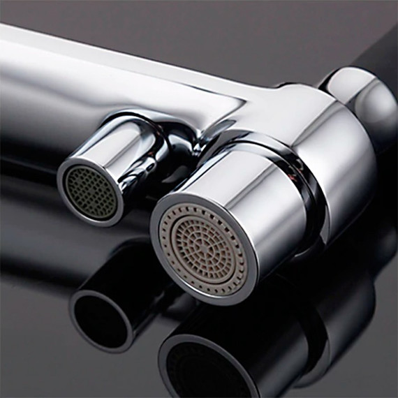 Смеситель для кухни Gappo G4398-7, черный/хром фото 6