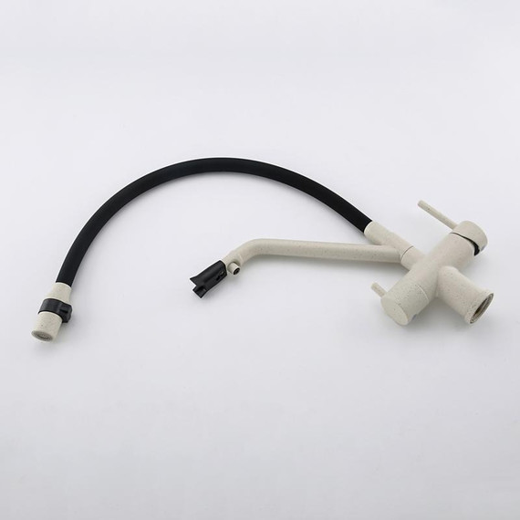 Смеситель для кухни Gappo G4398-81, белый/черный фото 26