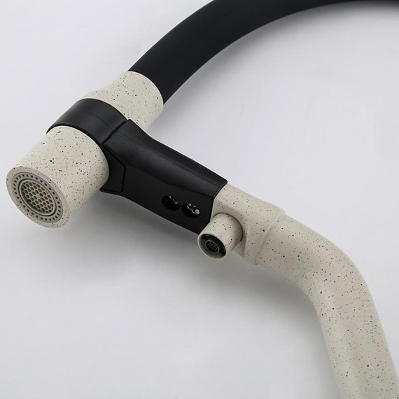 Смеситель для кухни Gappo G4398-81, белый/черный фото 31