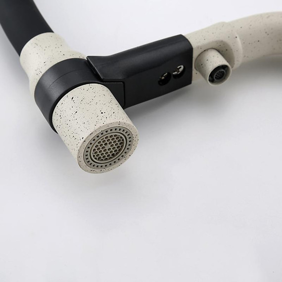 Смеситель для кухни Gappo G4398-81, белый/черный фото 30