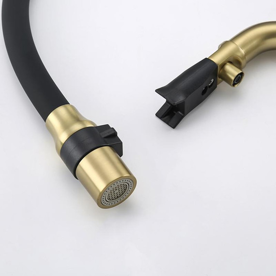 Смеситель для кухни Gappo G4398-83, золото/черный фото 22