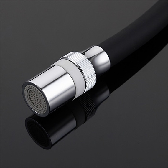 Смеситель для кухни Gappo G4398-9, белый/черный фото 7