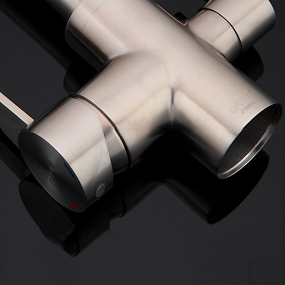 Смеситель для кухни Gappo G4399-1, сатин фото 9