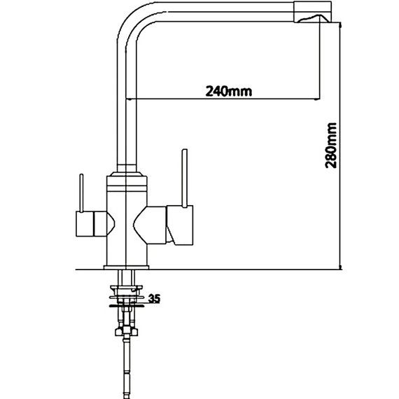 Смеситель для кухни Gappo G4399-1, сатин фото 12