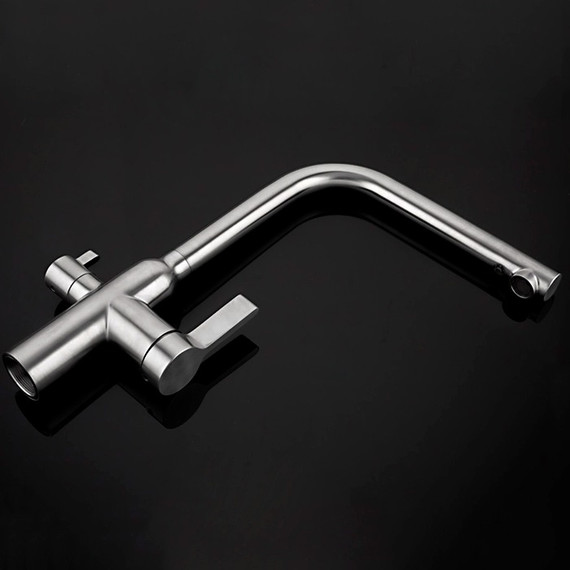 Смеситель для кухни Gappo G4399-4, сатин фото 7