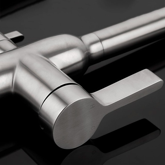 Смеситель для кухни Gappo G4399-4, сатин фото 8