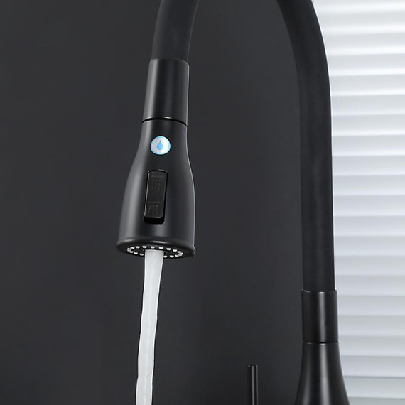 Смеситель для кухни Gappo G4399-66, черный фото 16