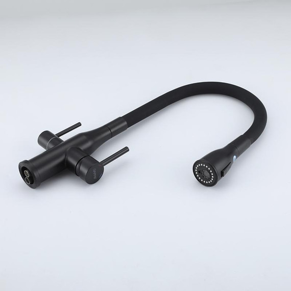 Смеситель для кухни Gappo G4399-66, черный фото 33