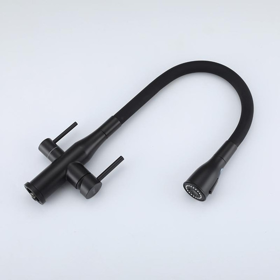 Смеситель для кухни Gappo G4399-66, черный фото 34